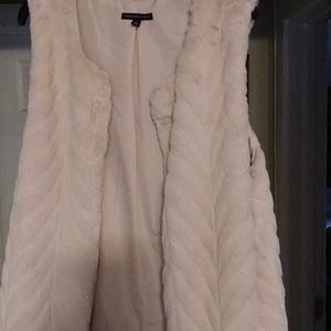 Faux fur vest